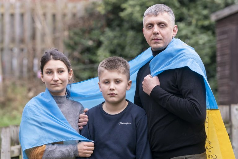 Ukraińska rodzina dziękuje Wielkiej Brytanii, ale ostrzega, że ​​Putin nie zatrzyma się, dopóki nie zostanie pokonany