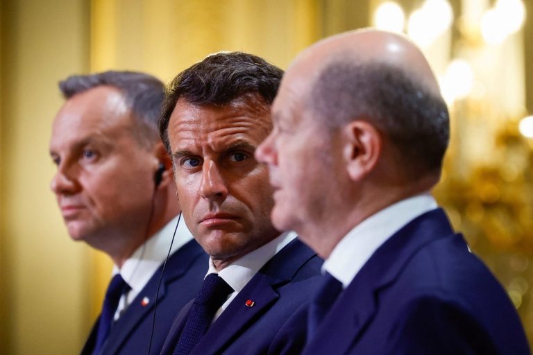 Francja, Niemcy i Polska wspierają kontrofensywę Ukrainy w pokazie jedności