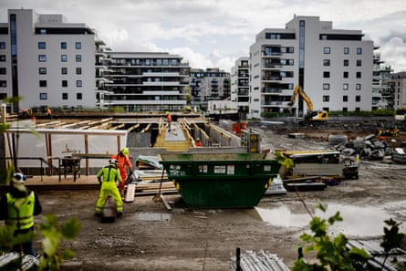 Construction site in Oslo. The Norwegian government is trying to stop the exploitation of workers by unscrupulous agencies.