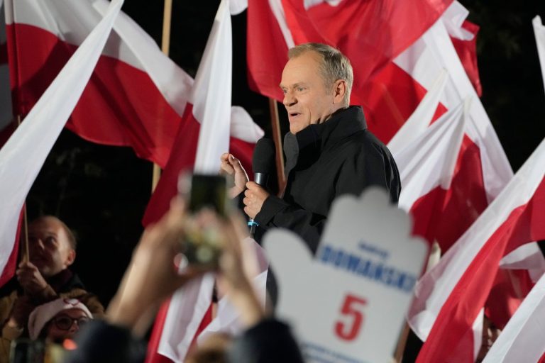 Parties running in Poland’s Sunday parliamentary election hold final campaign rallies