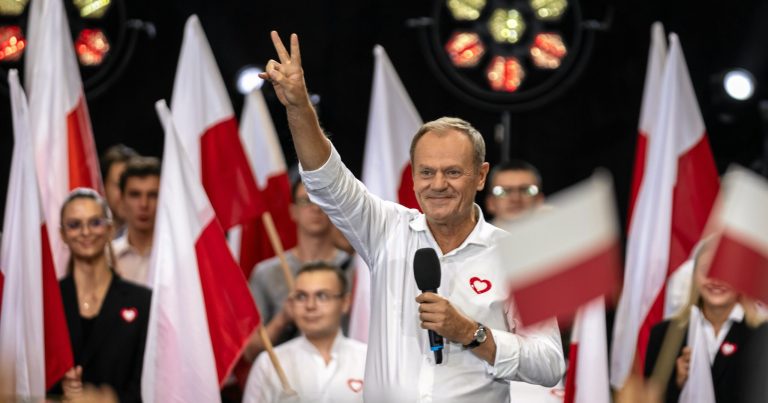 Exit poll: ruling party win Poland’s election but opposition government more likely