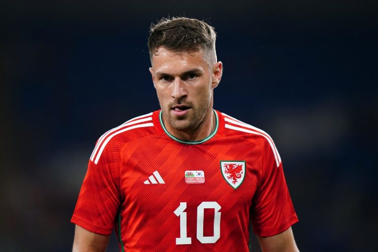 Injured Aaron Ramsey serving as Wales’s lucky mascot in Armenia