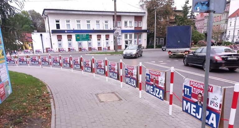 Polish MP hit with huge fine for illegally covering city with campaign posters