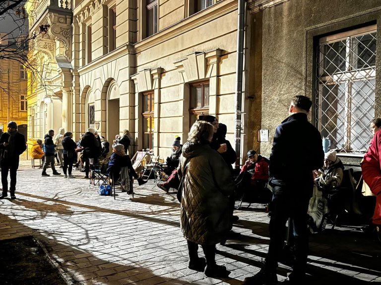 Polish city’s offer of cheap rent in return for renovating apartment leads to overnight queue