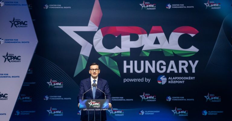 CPAC Hungary: ex Polish PM Morawiecki warns of “destructive ideas of liberal elites”