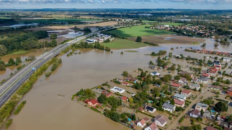 Torrential rain and flooding hits central and eastern Europe – video report