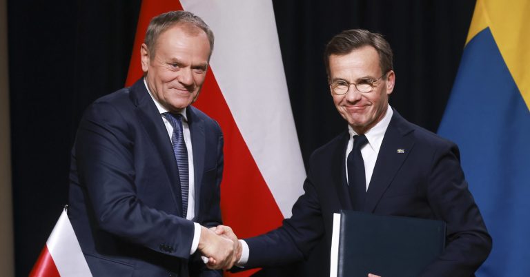 Poland and Sweden sign strategic partnership on defence, economy and support for Ukraine